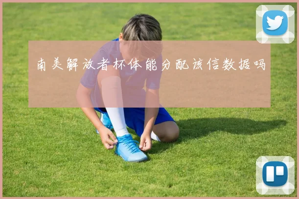 南美解放者杯体能分配该信数据吗